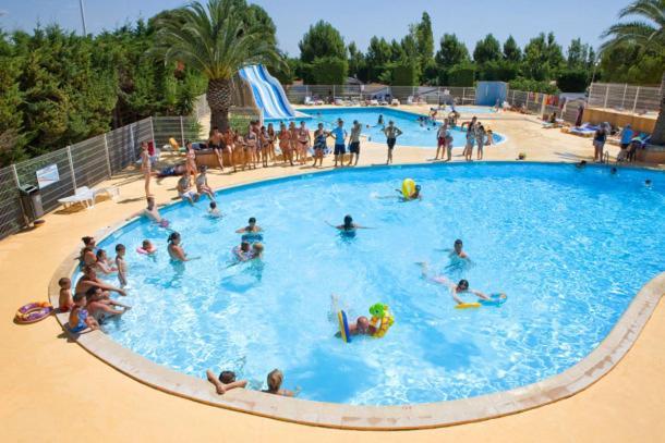 Mobilhome au camping de l'Europe 4* Vic-la-Gardiole Exterior foto